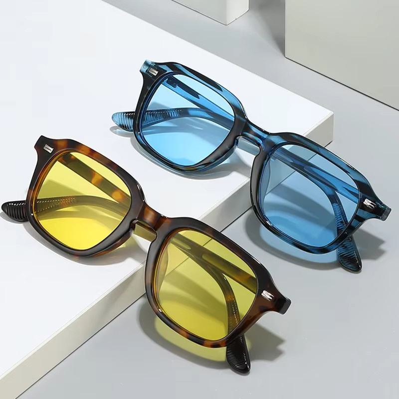 JNPCXI Sonnenbrille, Quadrat, Vollrand, Kunststoff, Orange, Unisex - Bild 2