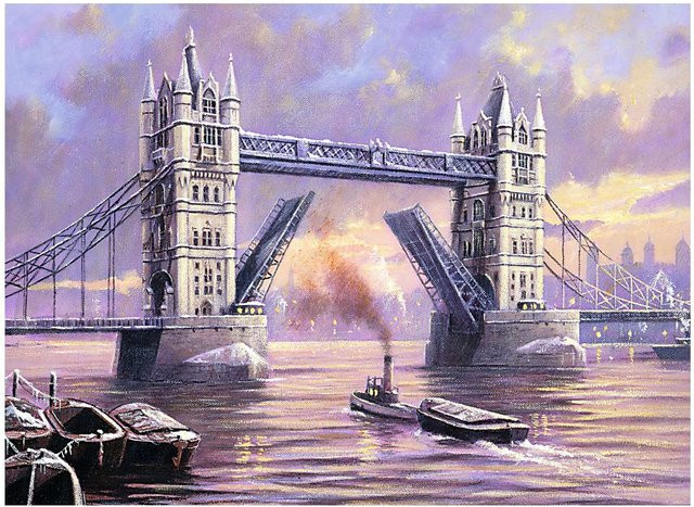 Royal Langnickel Malen nach Zahlen Tower Bridge Set - Bild 1