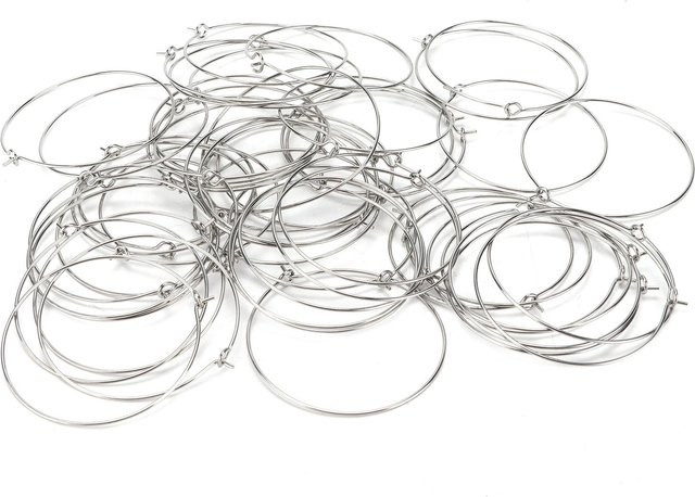 Creolen, white, Damen - Bild 1