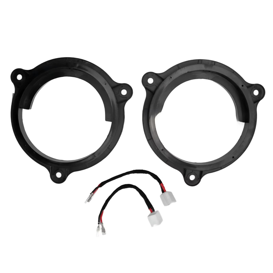 2er-Set Lautsprecher Adapter Halterung mit 2-Kabelbaum Ersatz für Nissan Murano und Sentra, 6,5 Zoll, Schwarz - Bild 6