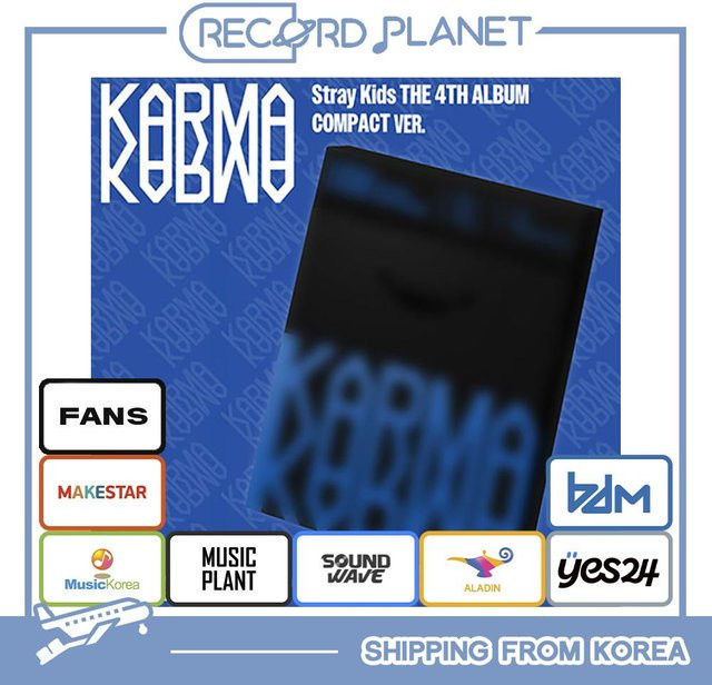 Stray Kids - KARMA (Kompakte Version) Album in Schwarz - Bild 1