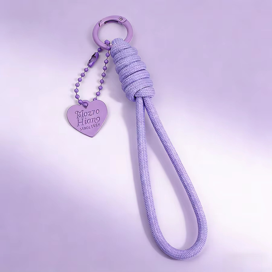 Noter Paracord-Anhänger, Herz, bunt, Unisex - Bild 2