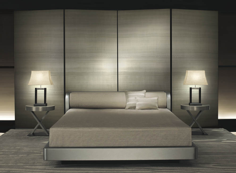 Armani Casa Teppich Nabucco 9001 in Gold, Silber, Grün und Beige mit abstraktem Streifenmuster - Bild 1