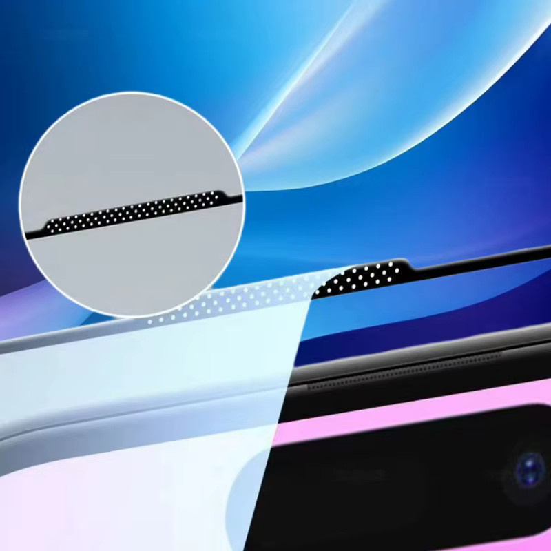2er-Set Staubdichte Displayschutzfolien aus gehärtetem Glas für Apple iPhone 17 Air 16 15 14 13 12 11 Pro Max Plus XR X transparent - Bild 3
