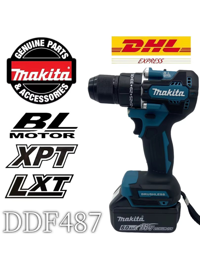 Makita DDF487 Akku-Bohrschrauber bürstenlos 18 V - Bild 7