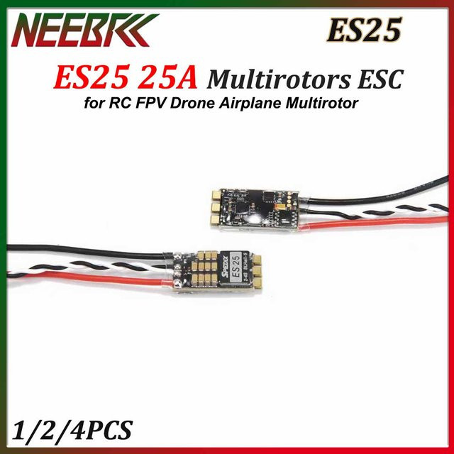 NEEBRC ES25 25A Multirotors Bürstenlosen ESC Blheli_S Geschwindigkeit Controller - Bild 1