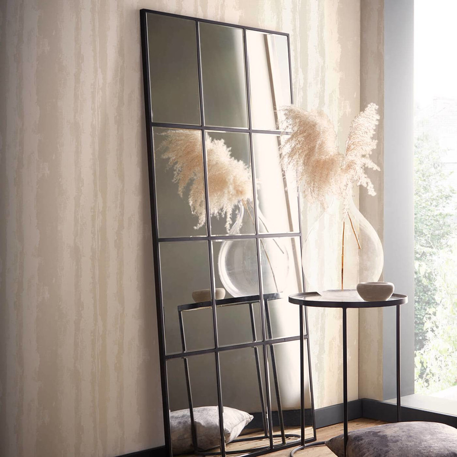 Clarke & Clarke Tapete Herrera Abstract Modern in Ivory mit beige, gold und silver Akzenten als Non-Woven Vlies Tapete - Bild 1