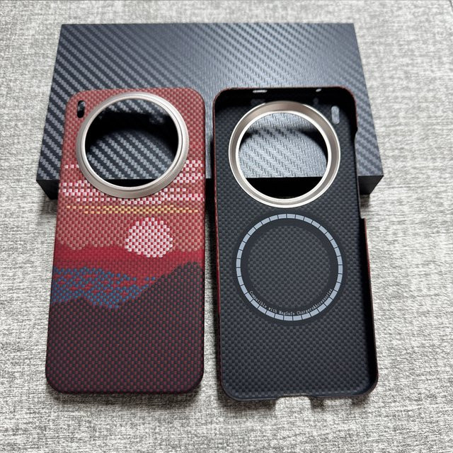 Kevlar Schutzhülle für Vivo X300 X200 Pro und X200 Mini aus Aramidfaser in Multicolor mit kabellosem Laden und Anti-Drop-Funktion - Bild 1