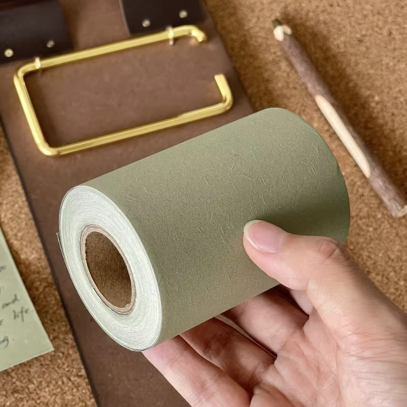 Vintage Sticknotizen zum Abreißen in Grün – Künstlerische leere Nachrichtenkarten aus Papier für Büro und Schule - Bild 2