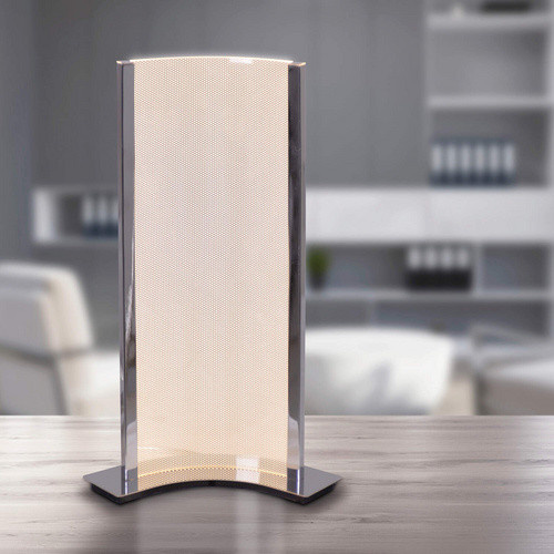 Näve LED Tischleuchte Paul in Silberfarben inklusive Leuchtmittel, Höhe: 32 cm - Bild 2