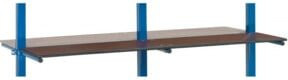 Fetra Etagenboden für Tragarmwagen aus Kunststoff in Braun, B: 200 cm, H: 37 cm, T: 4,5 cm - Bild 1