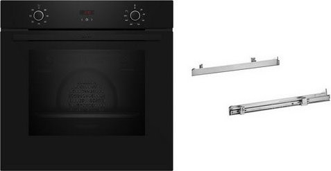 NEFF Einbaubackofen BLE110K bestehend aus B1CCC0AK3 und Z11TI15X0 in Schwarz - Bild 1