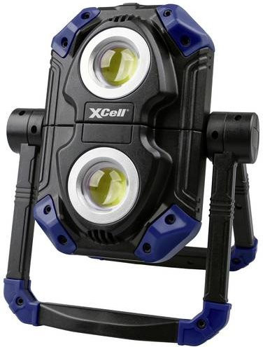 XCell 149480 Worklight Twin LED Arbeitsleuchte akkubetrieben, Schwarz, 1100lm, magnetisch und verstellbar - Bild 1