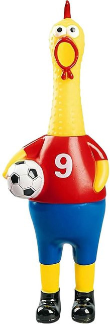 BC Pet Supplies Gummihuhn, Hühnchen Spielzeug, Fußball Design - Bild 1