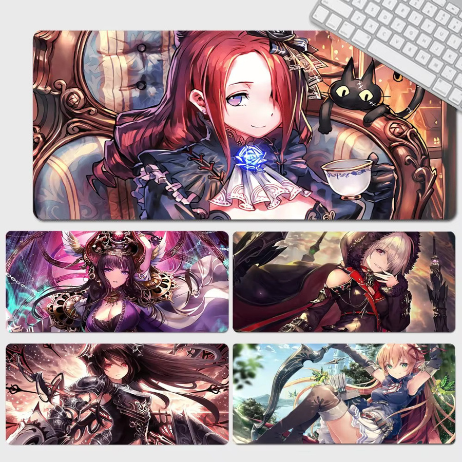 Shadowverse rutschfestes und verdicktes Lockedge-Mauspad in Multicolour als übergroße Gaming-Tastaturmatte und Notebook-Tischmatte - Bild 6