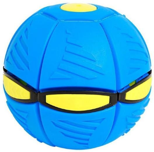 JustRelax Fliegender UFO-Flachwurf-Scheibenball, Sportball, Blau - Bild 1