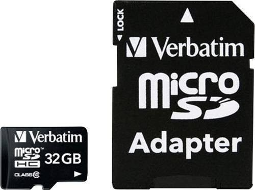 Verbatim microSDHC Speicherkarte Class 10 mit 32 GB - Bild 1