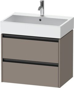 Duravit Waschtischunterschrank Ketho.2 mit 2 Schubladen, wandhängend, B/T: 68,4 x 46 cm - Bild 1