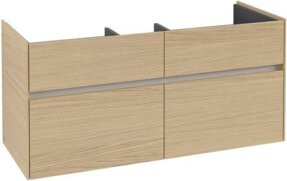 V&B Waschtischunterschrank Collaro in Nordic Oak mit mittiger Waschtischplatzierung, B/T/H: 115,4 x 44,4 x 44,4 cm - Bild 1