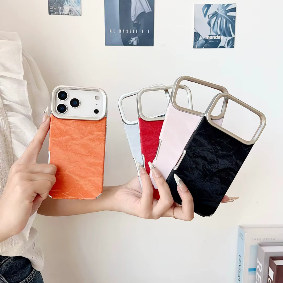 Luxuriöse Apple iPhone Handyhülle mit Samtdeckel und stoßfester Rückseite für iPhone 17 bis 11 Pro Max - Bild 4