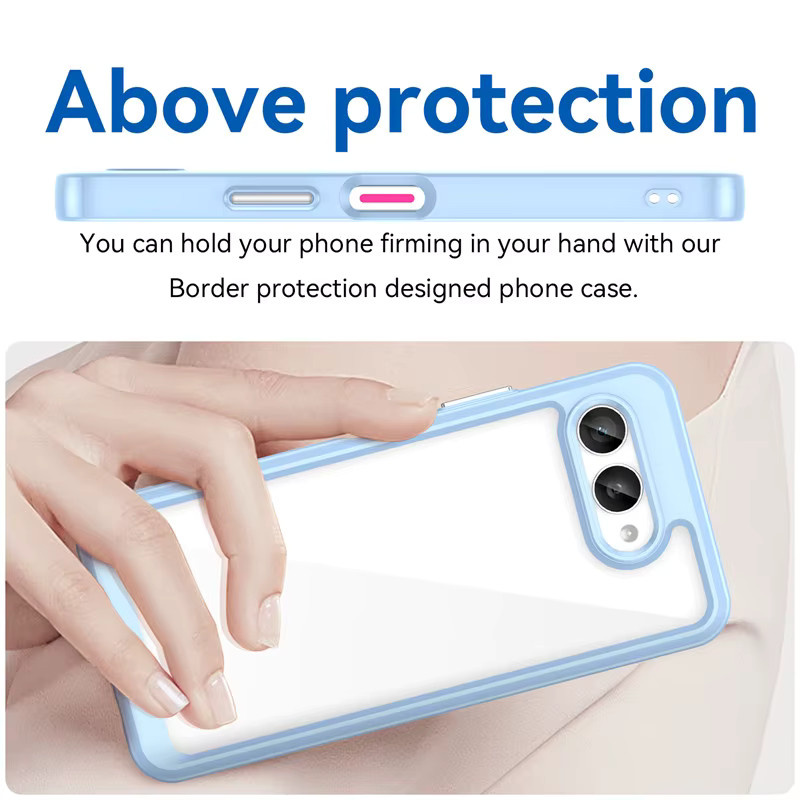 Schutzhülle aus TPU und Acryl für T-Mobile T Telefon 3 und T Telefon 3 Pro in Blau - Bild 3