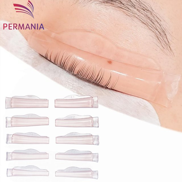 PERMANIA Silikon-Wimpernperm-Stäbchen, 5 Paar, Unisex - Bild 1