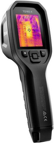 FLIR TG165-X MSX Wärmebildkamera in Schwarz mit integrierter LED-Lampe und Digitalkamera, Messbereich -25 bis +300°C, 80 x 60 Pixel, 8.7Hz - Bild 1