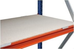 Regalwerk EMMA Holzeinlage Fachabdeckung in Beige, B: 150 cm, T: 80 cm - Bild 1