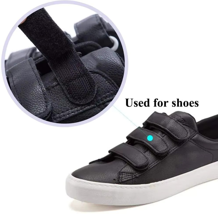 5M Nylon-Klettverschlussband zum Aufnähen für Kleidung und Heimwerken in Schwarz oder Weiß - Bild 6