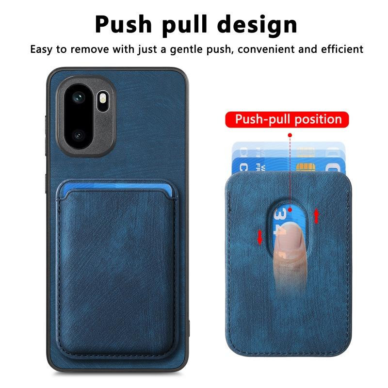 Magnetische 2 in 1 Lederhülle für OnePlus ACE 6T mit abnehmbarer Geldbörse und Kartensteckplatz - Bild 3