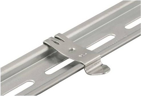 Weidmüller FM 4/TS35 Montagefuß in Silber, 100 Stück - Bild 1