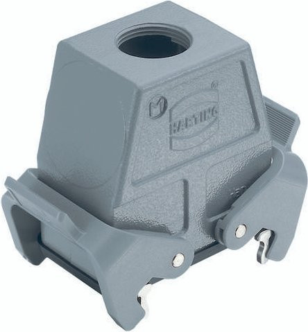 HARTING Kupplungsgehäuse aus Kunststoff in Grau 19 30 010 0738 19300100738 - Bild 1
