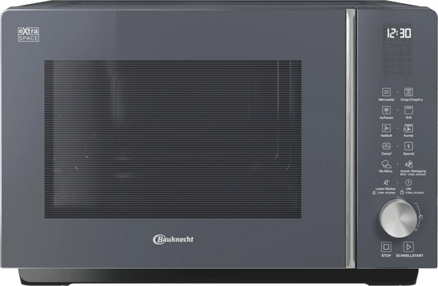 Bauknecht Mikrowelle MF 259 SG mit Dampfgarfunktion in Silber/Grau - Bild 1