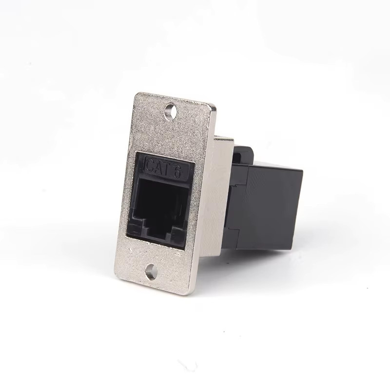 Linkwylan RJ45 Keystone Adapter Halter aus Zinklegierung mit 1 Port in Silber - Bild 2