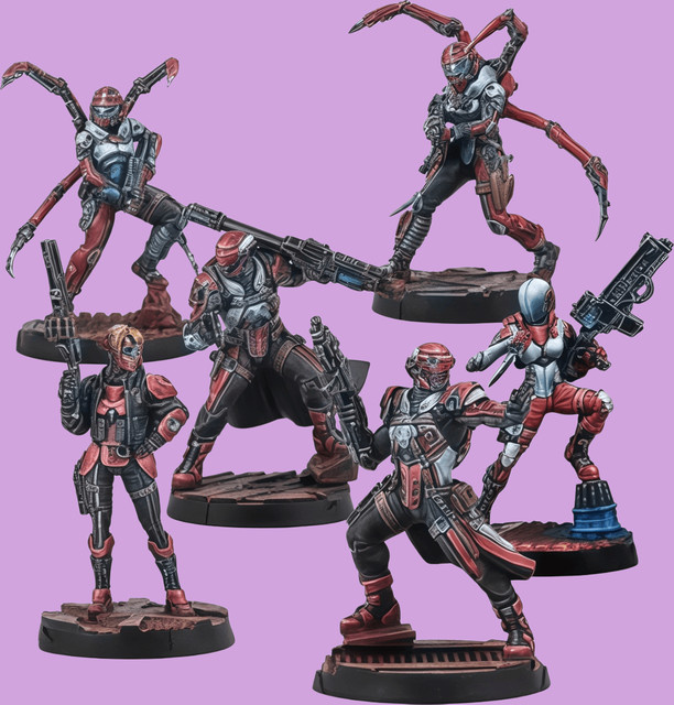 EVANOVM Resin Nomads Reinforcements: Nomads Pack, Modellbausatz aus Gießharz, unbemalt - Bild 1