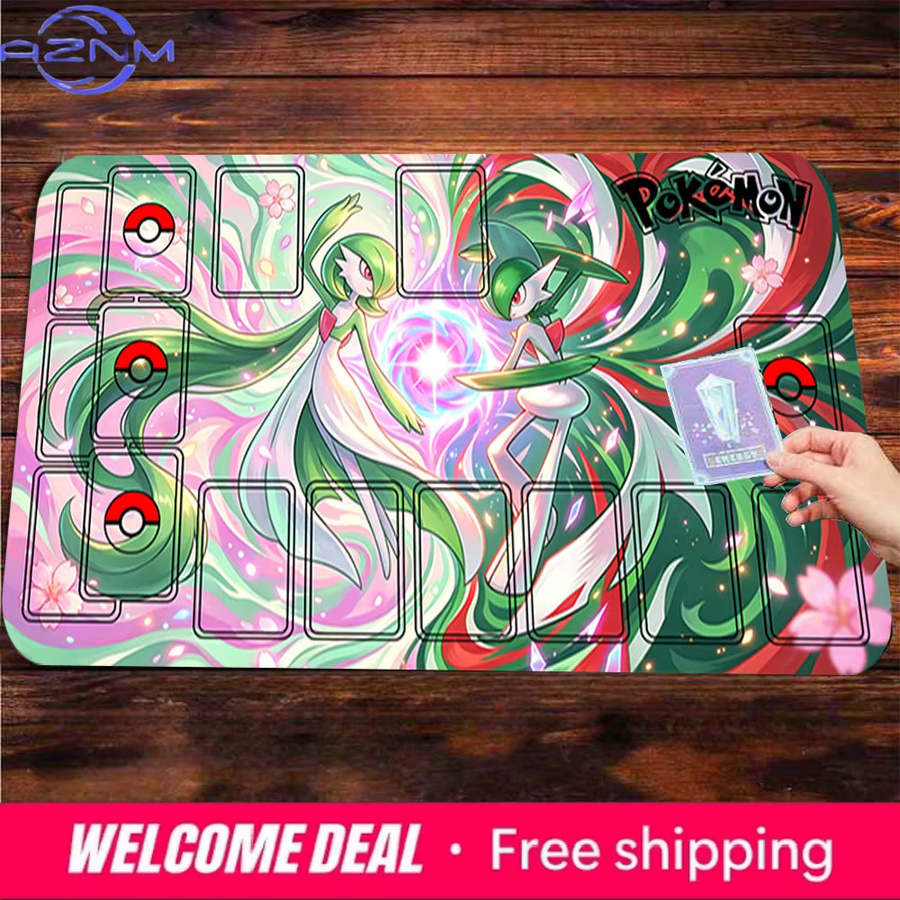 Potdemiel Gardevoir Gallade Pokemon Evolution TCG Spielmatte, Mauspad - Bild 2