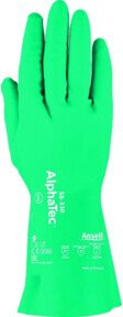 Ansell AlphaTec 58-330 Nitrilhandschuhe in Grün, Größe 9 - Bild 1