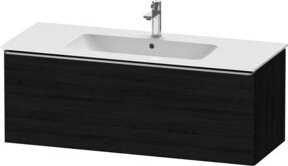 Duravit Waschtischunterschrank D-Neo wandhängend in Schwarz, B/T/H: 121 x 46,2 x 44 cm - Bild 1