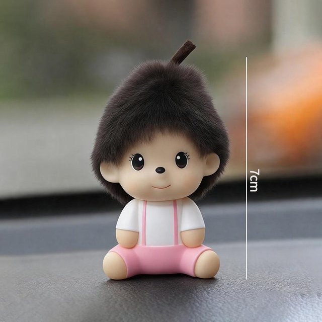 Monchhichi Plüsch Schlüsselanhänger Cartoon 3D - Bild 1
