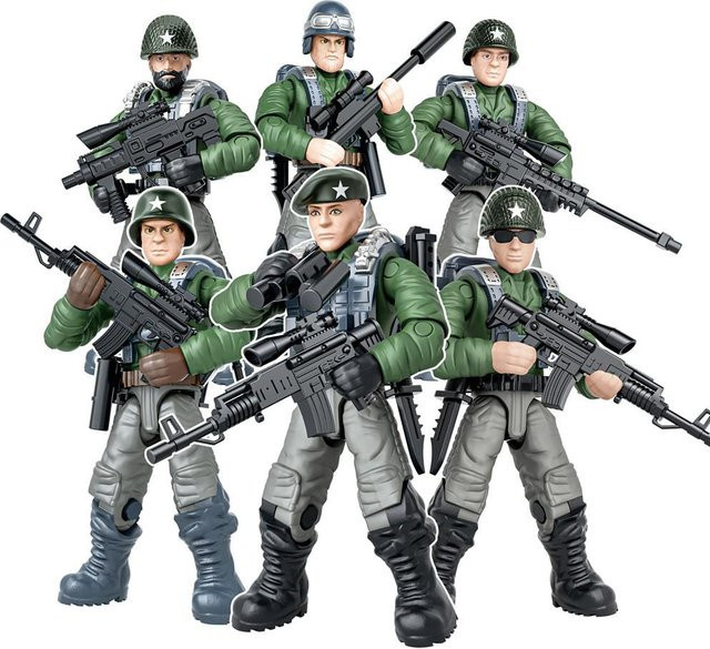 HYMILENARIO Militär Soldaten Zweiter Weltkrieg Swat Spezialeinheit Modellbausteine für Kinder 6-12 Jahre - Bild 1