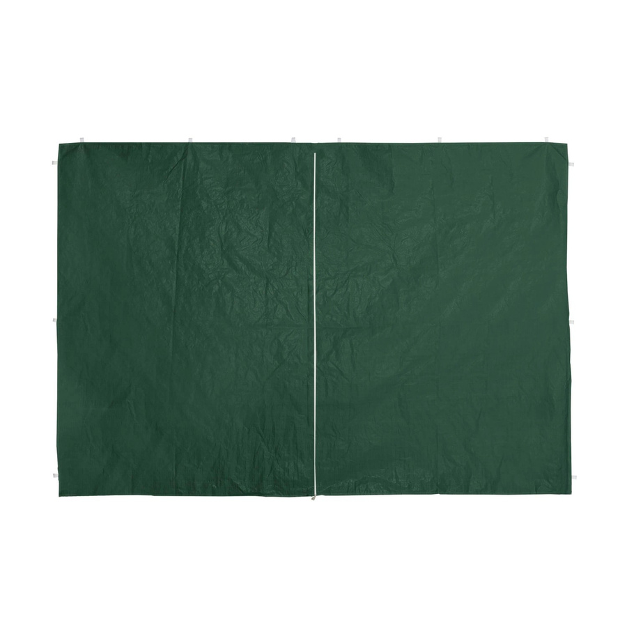 Relaxdays Pavillonseitenwand 4er Set aus PE-PVC in Grün, wasserabweisend, B: 300 cm, H: 200 cm - Bild 2