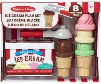 Melissa & Doug Scoop & Stack Eiscreme Set aus Holz für die Spielküche - Bild 1