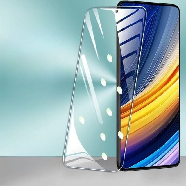 2 Stück Gehärtete Glas-Handyschutzfolie für Xiaomi POCO X7 X6 X5 X4 M7 M6 Pro X3 NFC, Transparent, Vollständige Abdeckung und Kratzfest - Bild 1