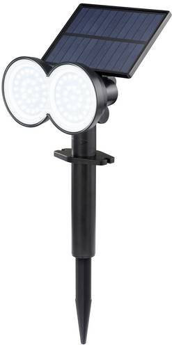 Sygonix SY-5770784 Solar-Spot SMD LED 0.9W Schwarz mit Dämmerungssensor und Erdspieß für den Garten - Bild 1