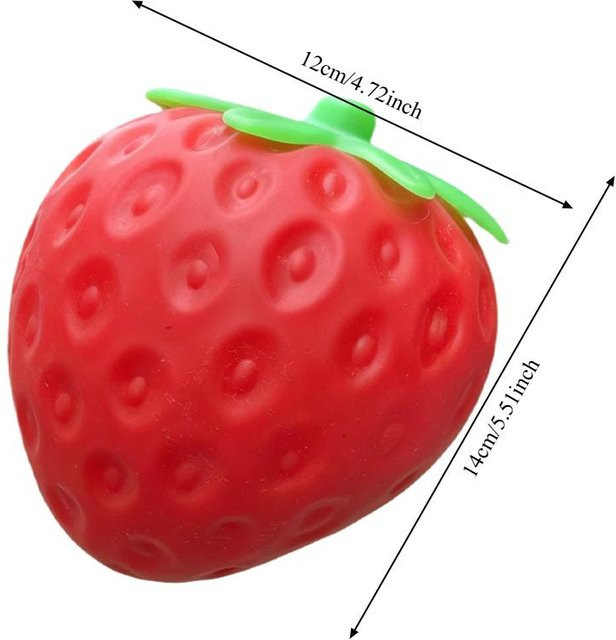 Erdbeer Squishy Spielzeug, Erdbeer Fidget Spielzeug - Bild 1