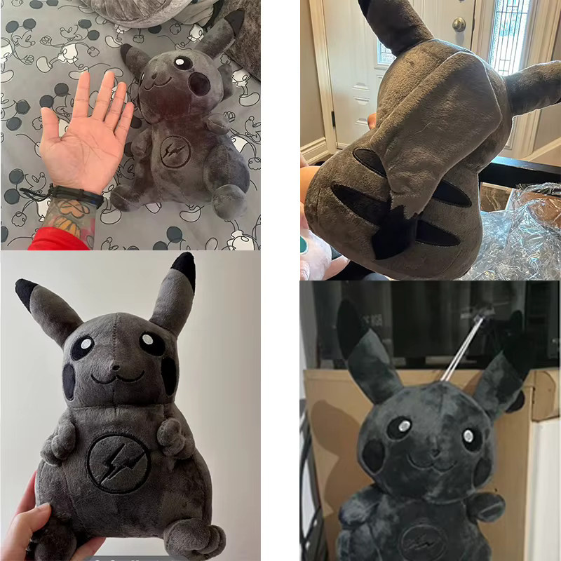 Bandai Pokémon Dark Pikachu Puppe, Schwarz, 30cm - Bild 3