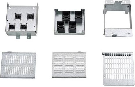 Schneider Electric PrismaSeT-P DEBRO Anschlussblock mit seitlichem Anschluss für ComPacT NSX100-250 4-polig in Silber - Bild 1