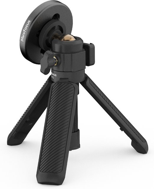 Minifocus Magnetischer Desktop-Stativhalterungsadapter in Schwarz für MagSafe iPhone und Smartphones mit 1/4 Zoll Anschluss - Bild 1