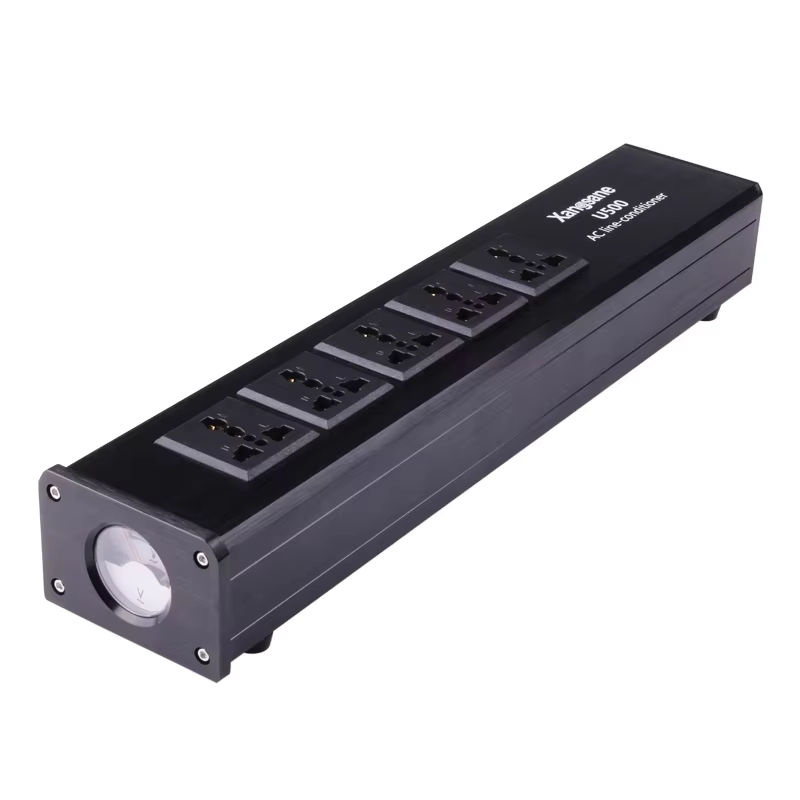 YYAUDIO Universal-Steckdosenleiste mit Netzwerkfilter und Audio-Rauschunterdrückung, 2200W, Schwarz - Bild 5