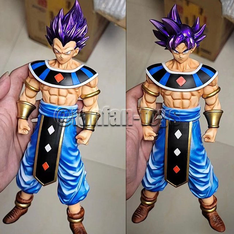 Bandai Dragon Ball Z Actionfigur Vegeta und Goku God of Destruction aus PVC, mehrfarbig, Höhe: 26 cm - Bild 1